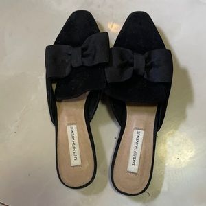 Black slip on mule form saks fifth avenue